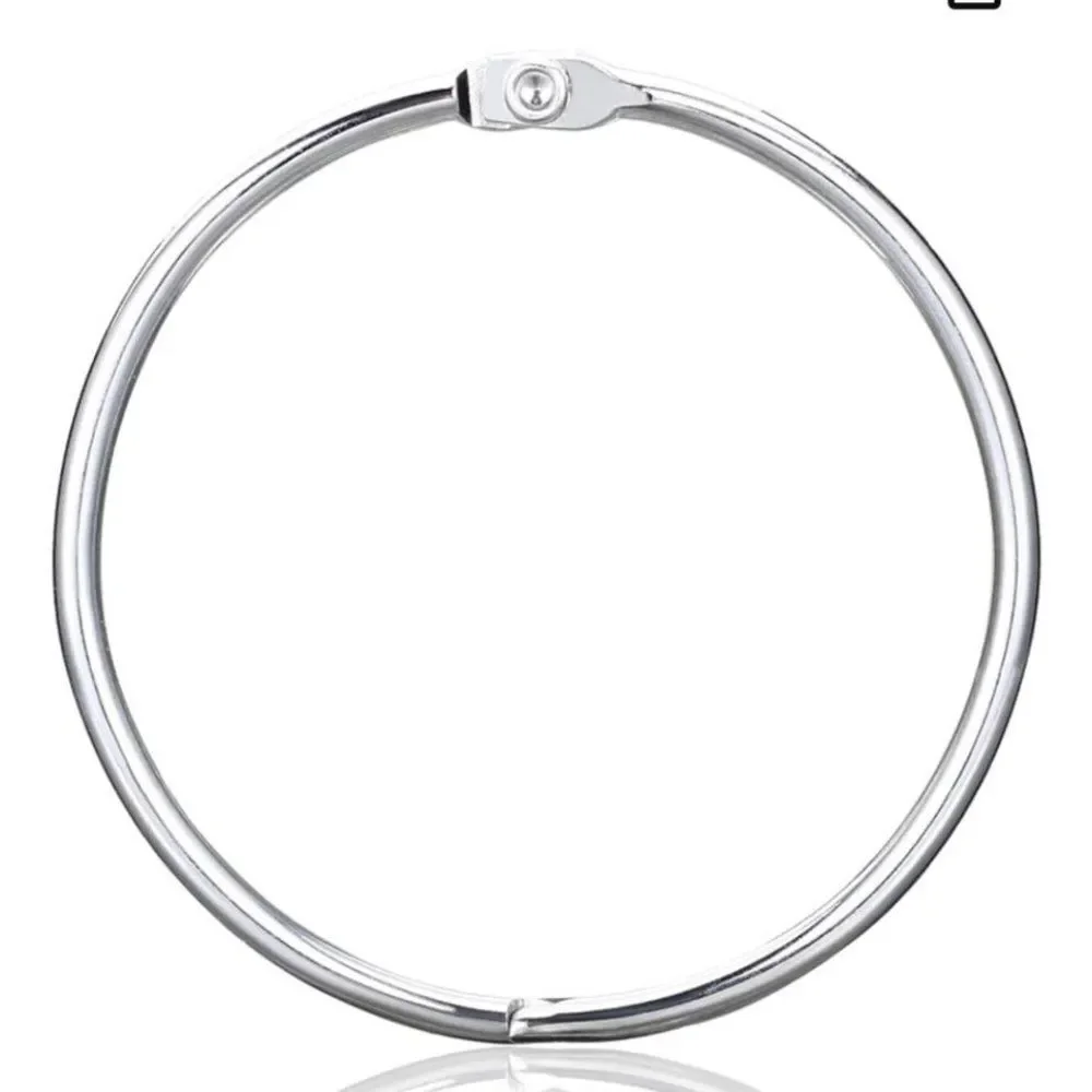 Curtain rings 2 packs of shower curtain, key ring, binder, etc. NEW